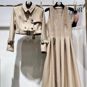 Elegant Women’s Beige 2-Piece Suit | New with Tags